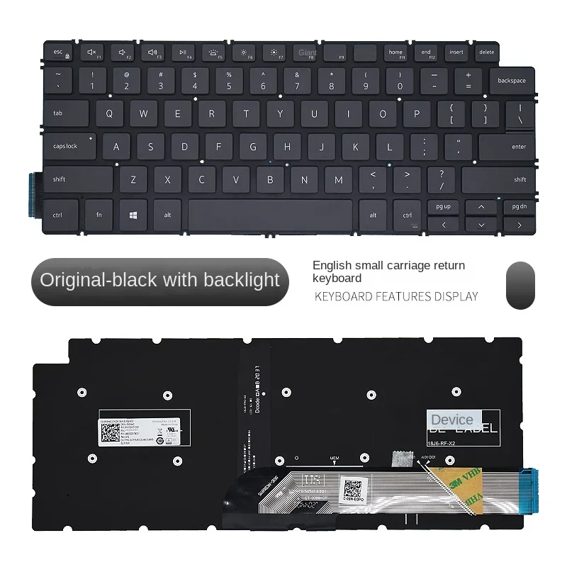 Suitable for replacement Dell Latitude 3301 3410 E3301 P114G P120G P113G P115G Laptop keyboard