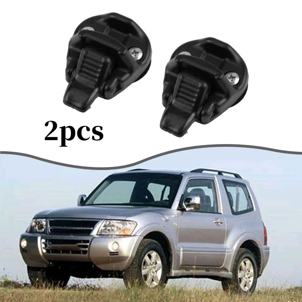 

2PCS Car Door Window Slide Glass Lock Buckle Hook Clips Fit For Mitsubishi Pajero Montero Mk2 MKII V31 V32 V33 V43 V45 1991-1999