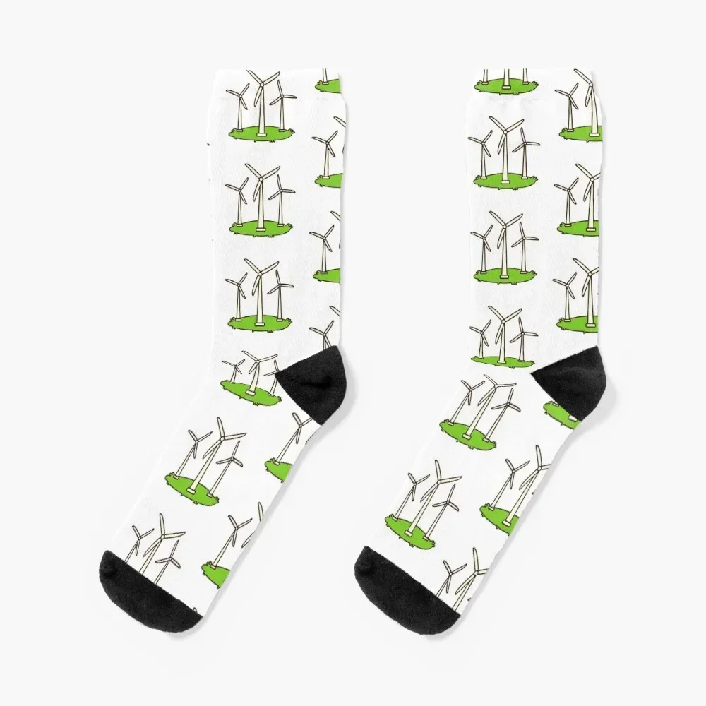 Wind Turbines Socks aesthetic gifts Women Socks Men's