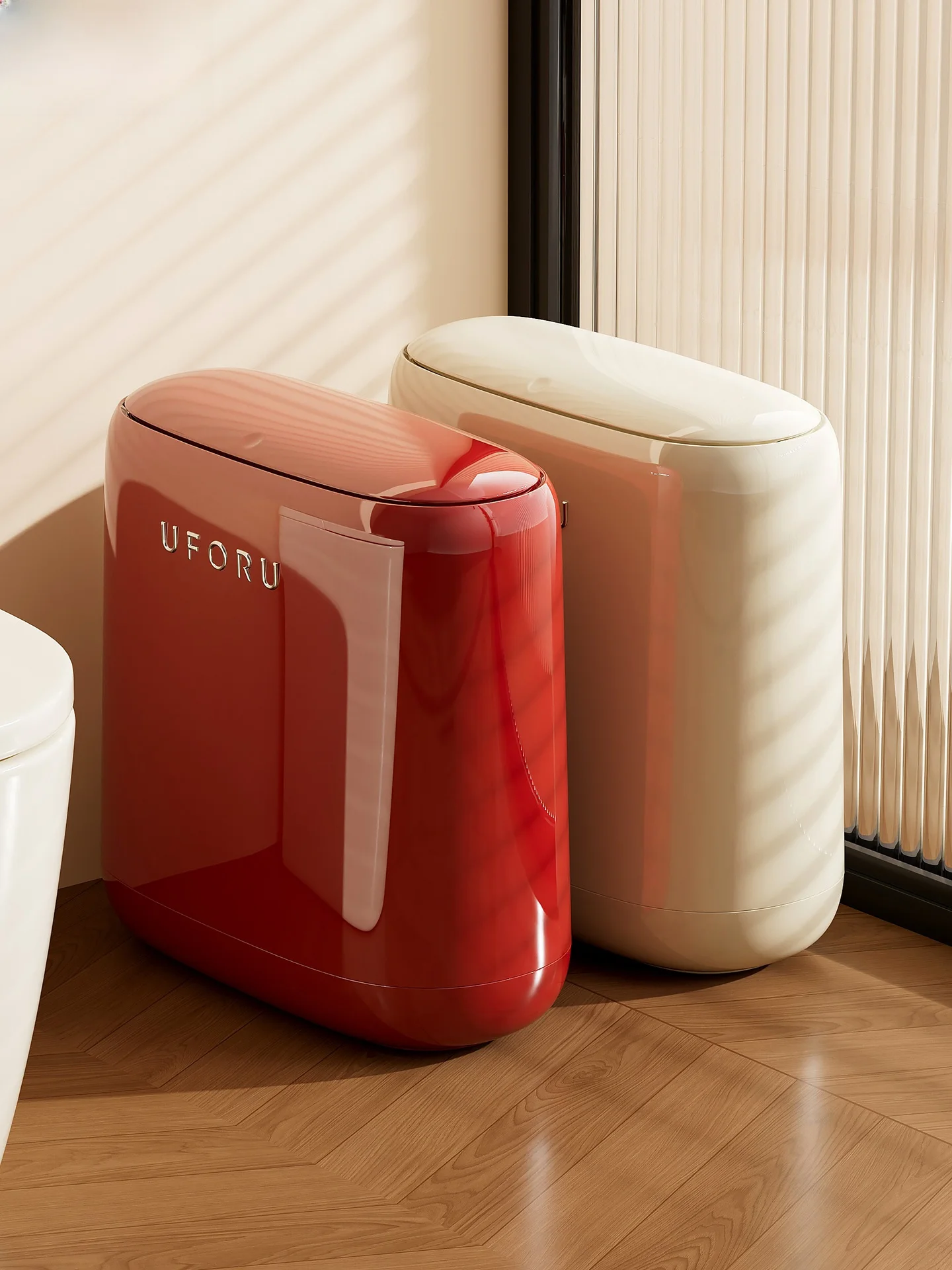 

Мусорное ведро Batoom 2025: Новинка для дома, стильное, для гостиной, с высоким эстетическим дизайном, специальная крышка, узкое, для туалета, для бытового использования