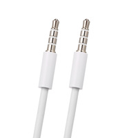 3.5mm Jack Auxiliary Audio Cable 3.5mm Jack Cable Adapter PVC Tech Gadgets Male to Male Stereo Audio Extension Cord White