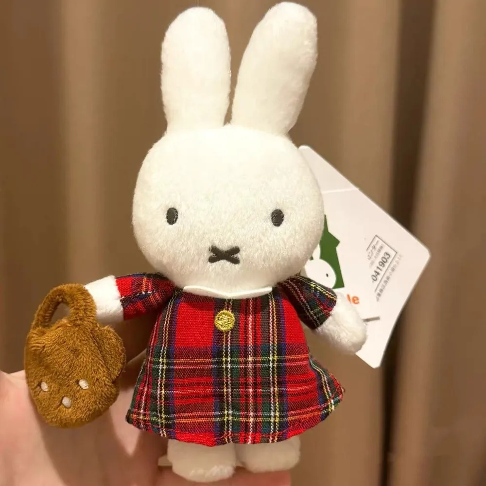 

Милая плюшевая кукла Miffy, несколько стилей, креативная пушистая игрушка, рюкзак, дофамин, аксессуары в стиле аниме, идеальный подарок на день рождения для девочек
