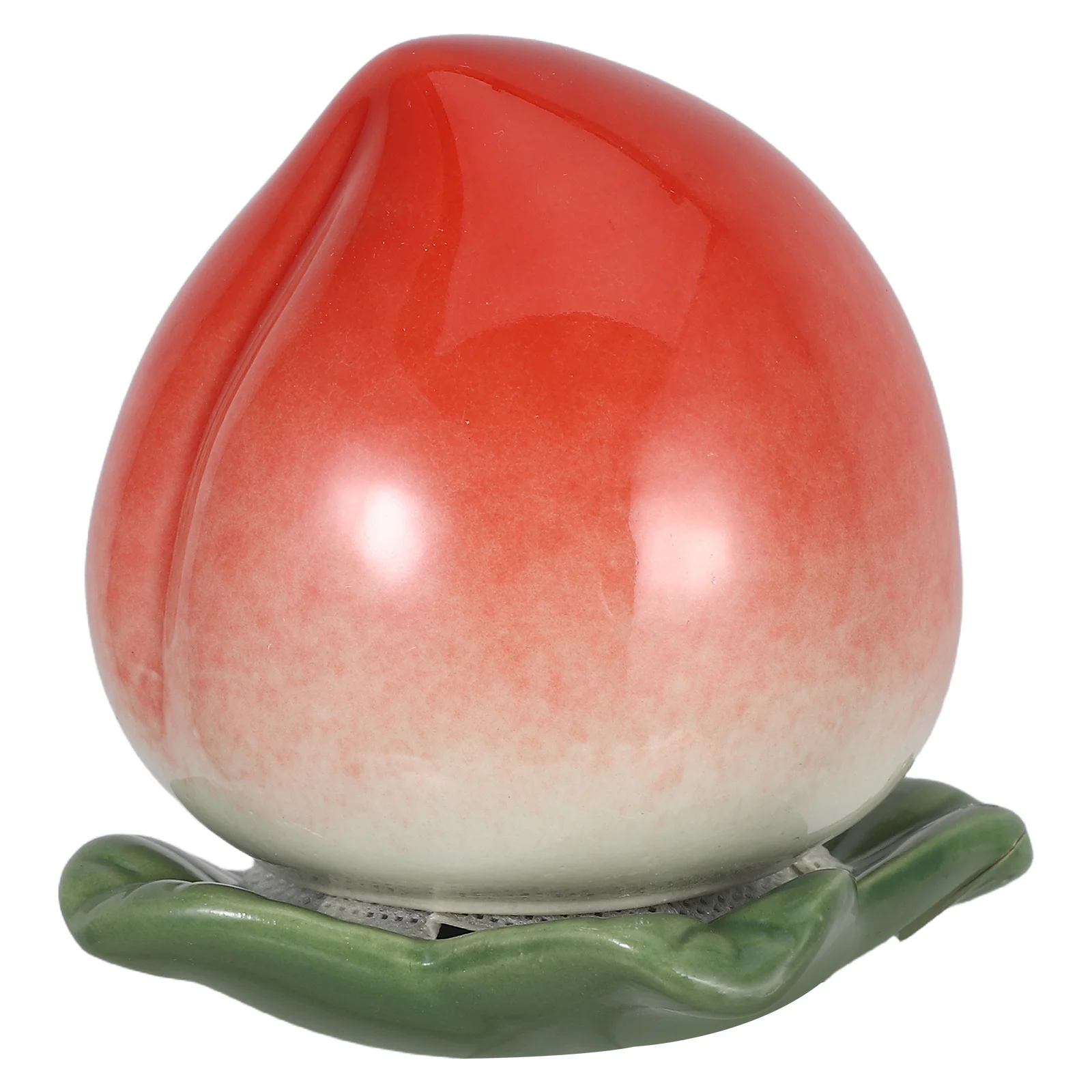 

Ceramic Peach Shaped Tea Canister Exquisite Craftsmanship Premium Material Storage Airtight Seal Coffee Beans Loose Tea