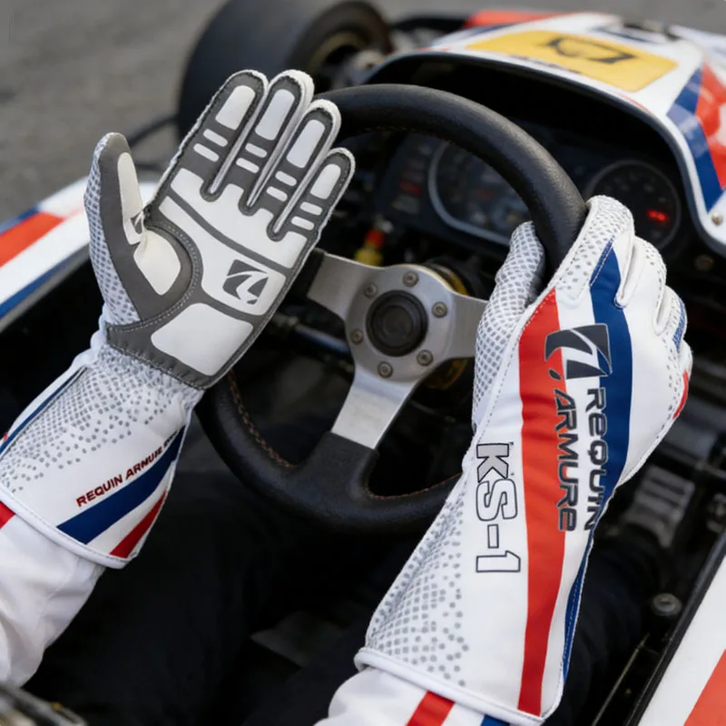 Professional Kart Simulator Driving Gloves Motocross Accessories Non-slip Wear-resistant Breathable Rally Training Racing Glove
