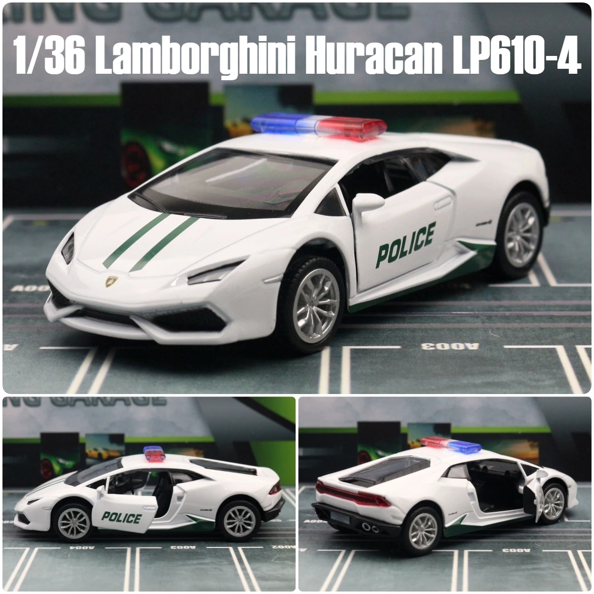 1/36 Lamborghini Huracan LP610-4 Super Sport Toy Car RMZ City