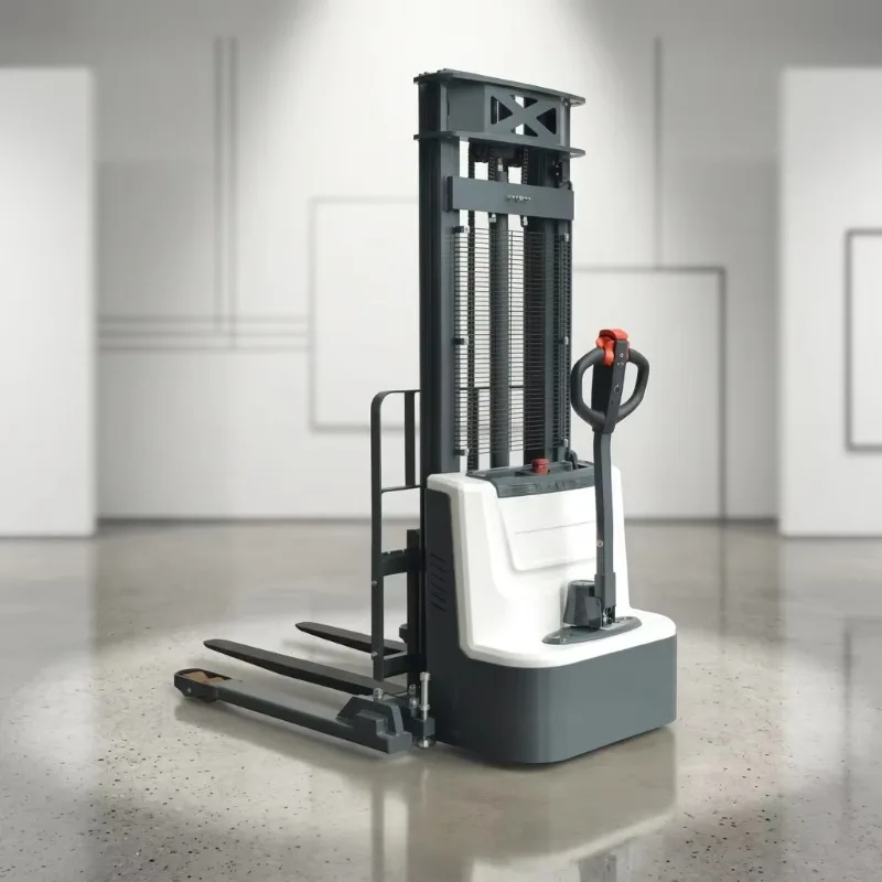 YG Factory Wholesale Electric Stacker Forklift Warehouse Pallet Jack Industrial Material Handling Price Supplier