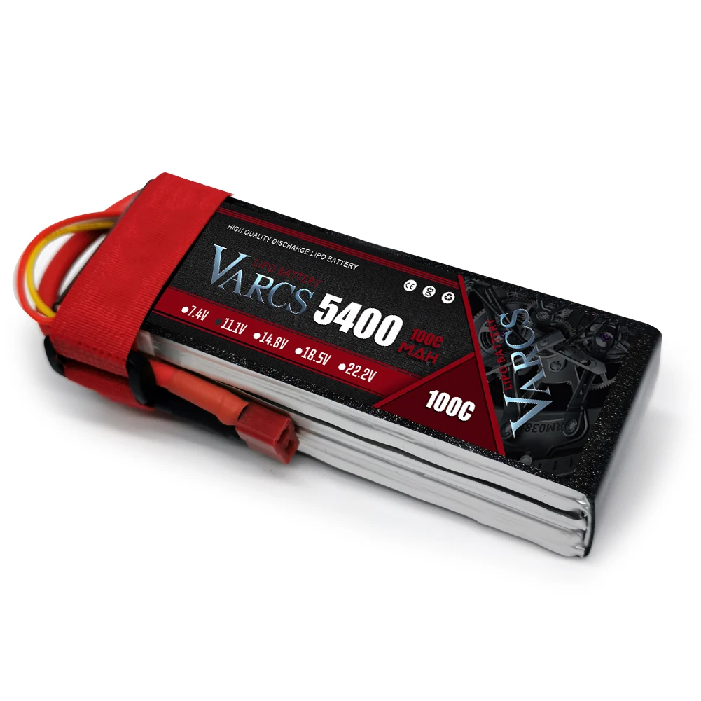 Batterie Lipo VARCS 7.4V 11.1V 15.2V 14.8V 22.2V 2S 3S 4S 6S 5400Mah 6300Mah 6500mAh 6200mAh 6750mAh 8000mAh 7000mAh per auto