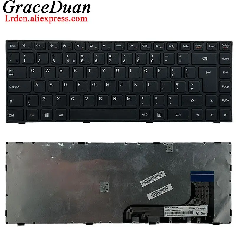 for Lenovo Ideapad 100 14IBY Laptop Keyboard BG Bulgaria DE German FR French HU Hungarian IT Italian PT Portuguese SI UK HB IL