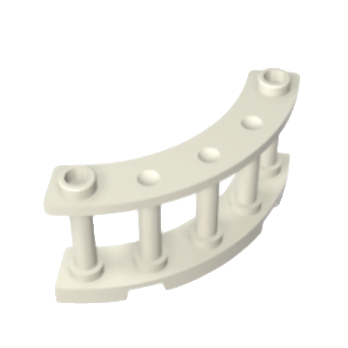 Small particle building block MOC 30056 puzzle piece assembly toy 4x4x2 fence, scene railing