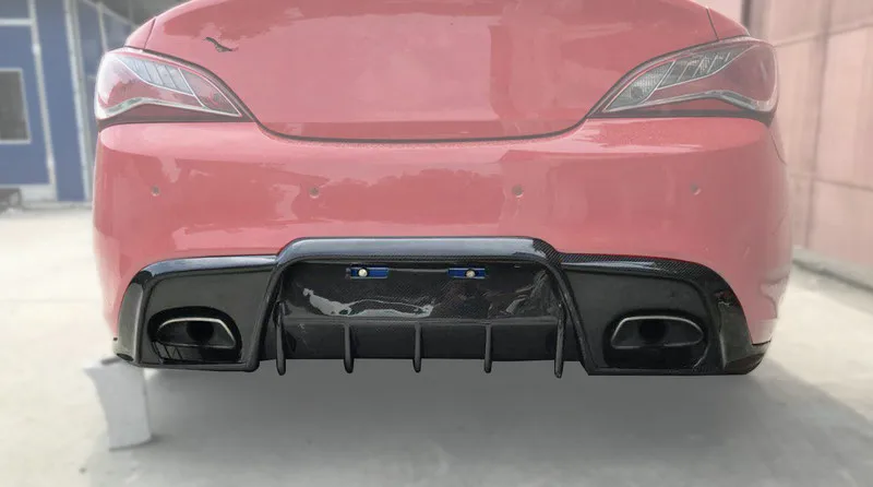 For Hyundai 09-12 Genesis Rohens Coupe EPA Style Rear Bumper Diffuser