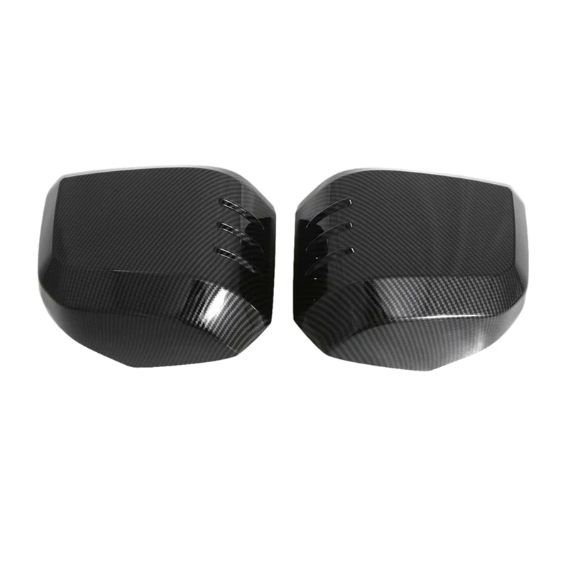 Rear View Side Mirror Shell Replace Carbon Fiber Style Fit For Toyota Hiace 2019 Car Styling Mirror Accessories