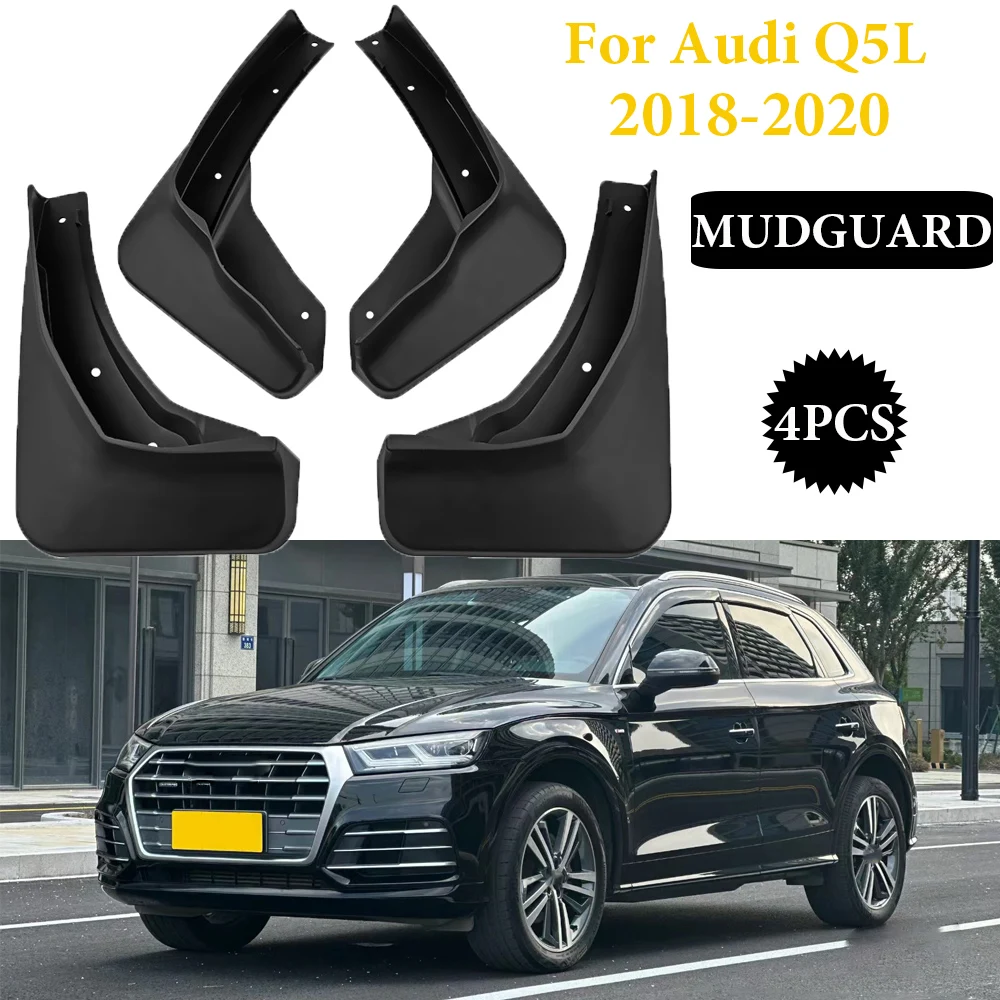 

High quality For Audi Q5L 2018 2019 2020 Mud Guards Front Rear Wheels Splash Guards Fender Flaps 4PCS