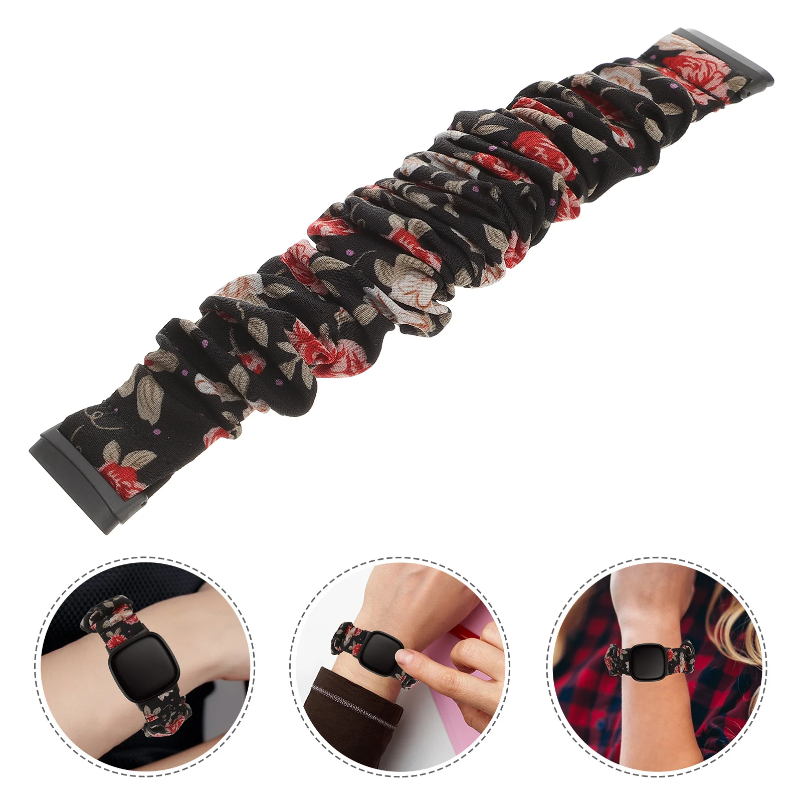 Strap Wrist Band Elastic Watch Scrunchie Watches Replacement Wristbands Accessories Hair Tie