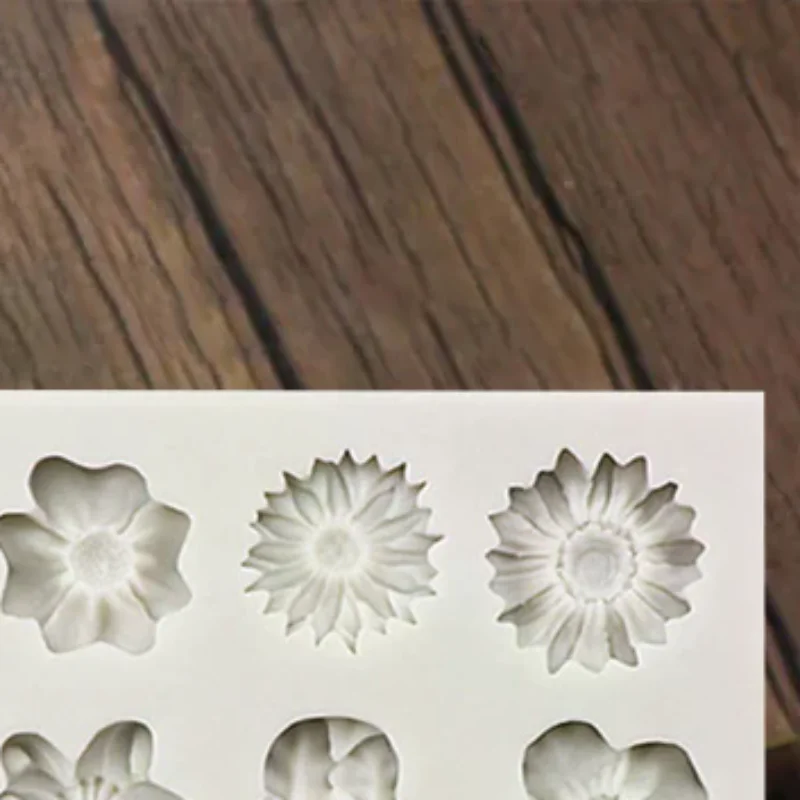 

3D серия цветов розы силиконовая форма помадка торт шоколадная форма форма для украшения торта форма цветка мыло ручной работы силиконовые инструменты