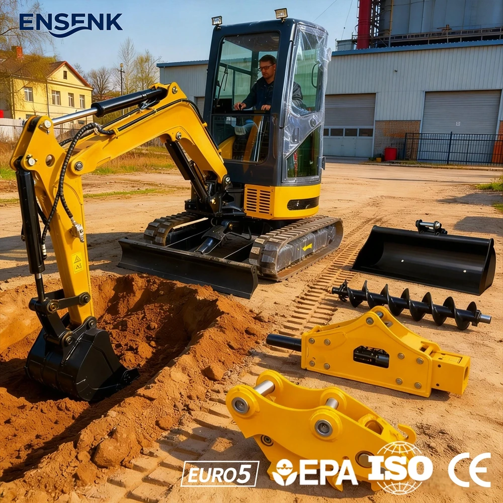 

Мини-экскаватор 1.0 т, 1.5 т с двигателем Yanmar, строительный, 1.7 т, 2.0 т, сельскохозяйственный экскаватор, Европа, EPA Euro 5, CE, быстрая доставка