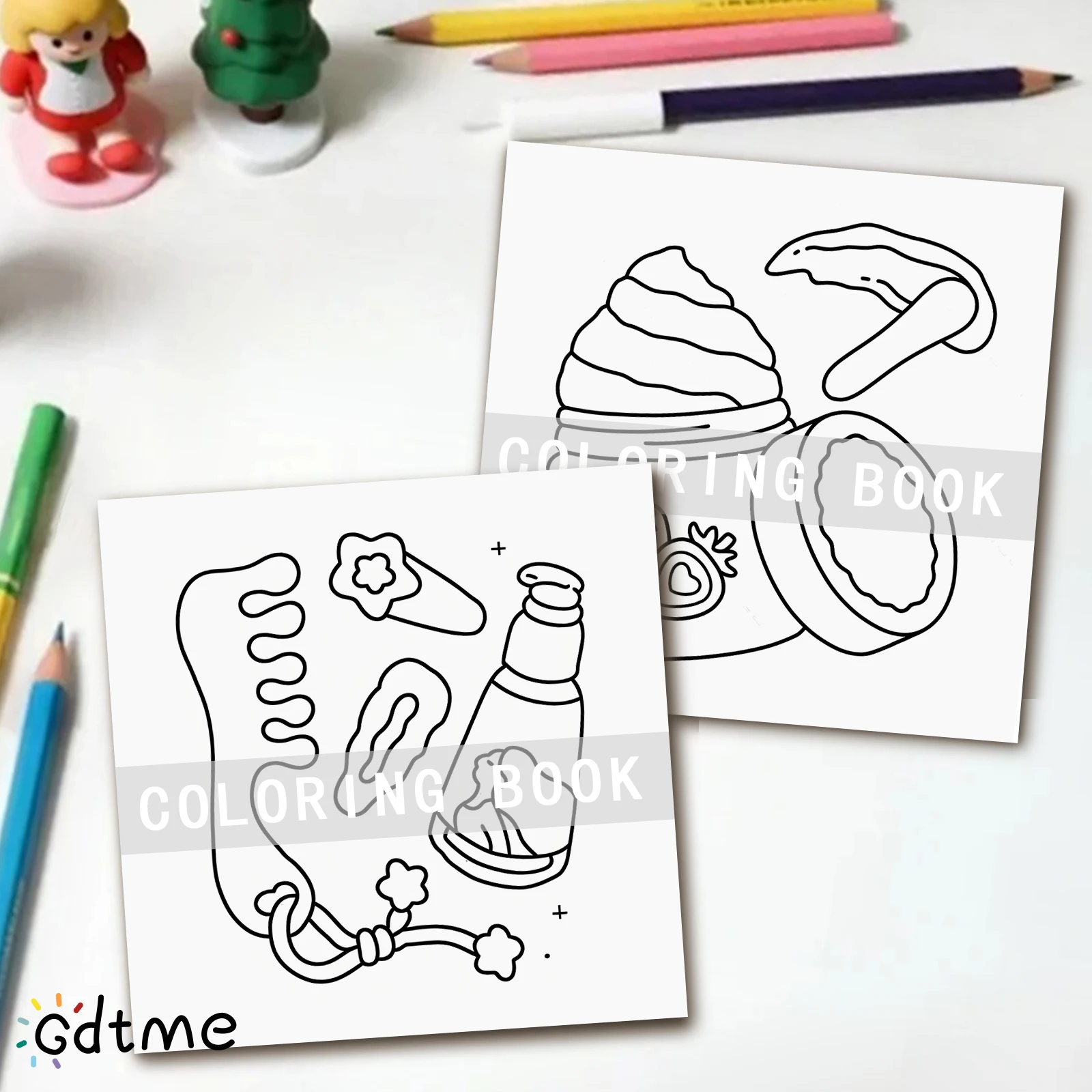 كتب تلوين الحب الذاتي، مشاهد الشفاء، تلوين سهل، لوالد المنزل - DIY الطفل، الاسترخاء، الفراغ، تعزيز الإبداع #6