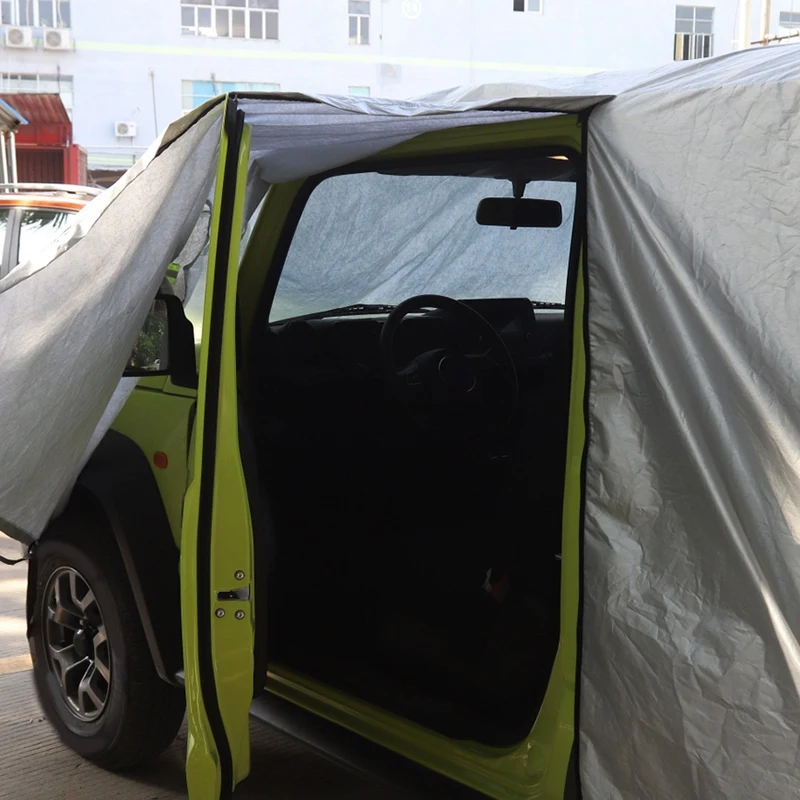 

ABHY-Car Cover Outdoor Rainproof Dustproof Sun UV Protection Cover For Jimny 2019 2020 Exterior Accessories