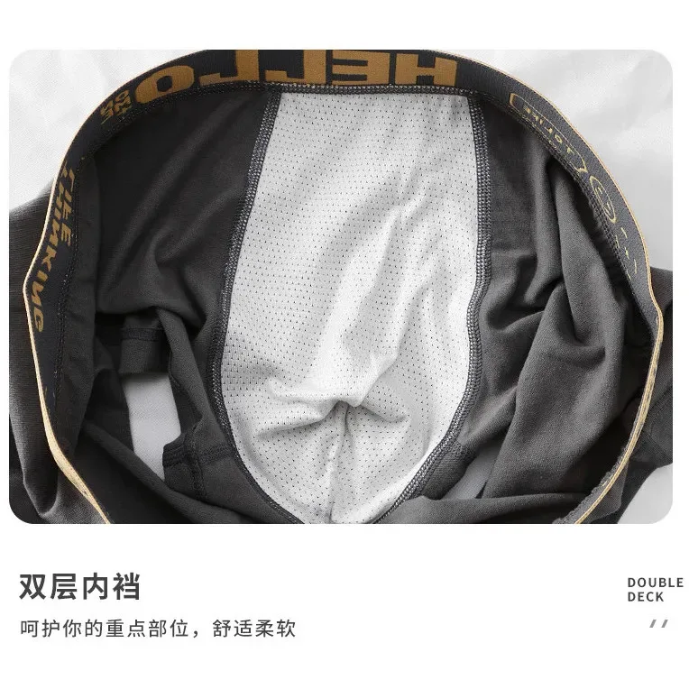 Modal Men's Panties Boxers Boys Mid-waist Trend Breathable Thin Men's Boxer Shorts  Mens Panties Underwear for Men