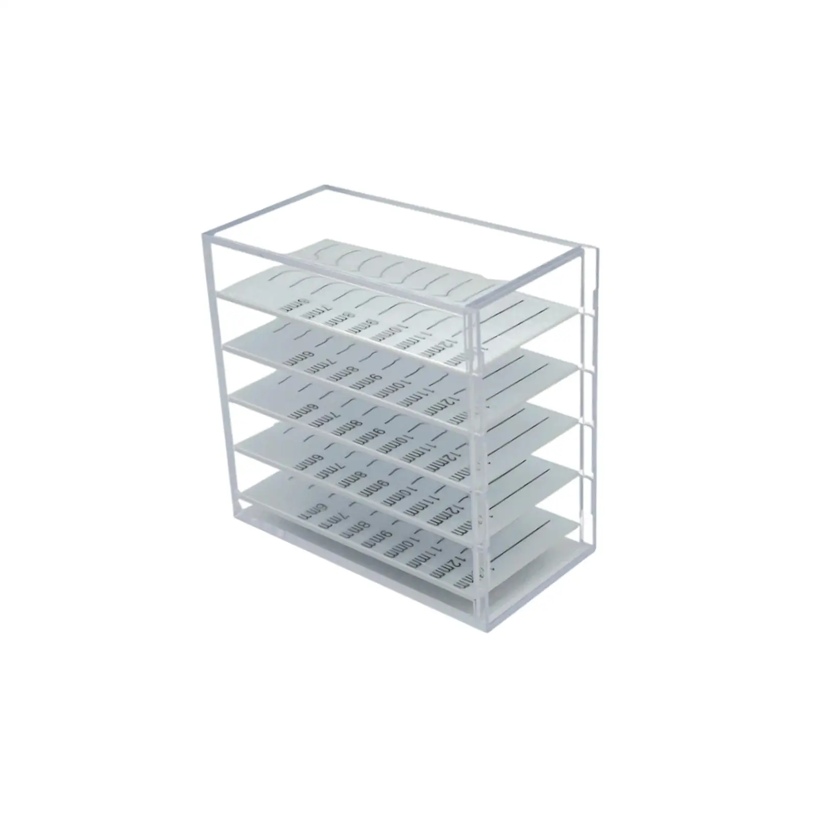 Boîte de rangement de cils en acrylique, organisateur multicouche, conteneur de cils réutilisable, tiroirs pour outils d'extension professionnels