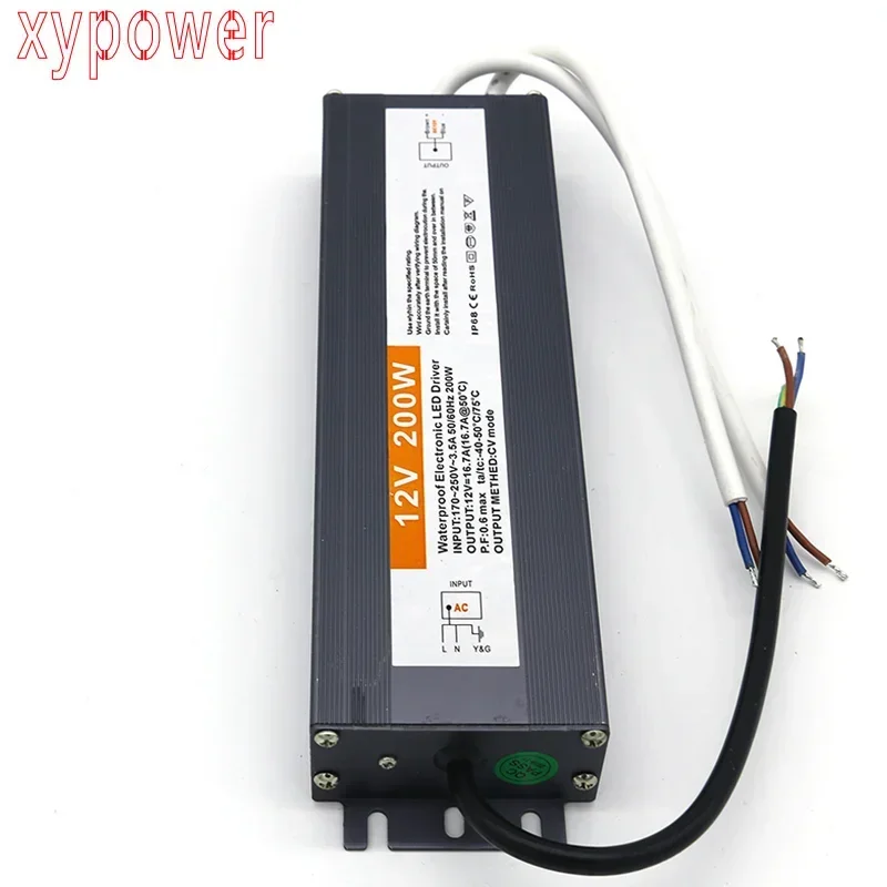 WS DC 12V 24V 36V 48V IP67 IP68 Switching Power Supply 20A 50W 60W 100W 150W 200W 250W Outdoor Waterproof AC 110V - 220V