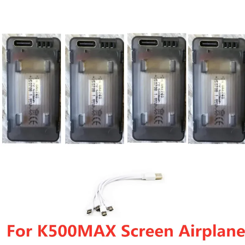 K500 MAX K500 MAX MINI Remote Control Fighter RC Aircraft Airplane Plane Spare Parts Accessories 3.7V 500Mah Battery Propeller