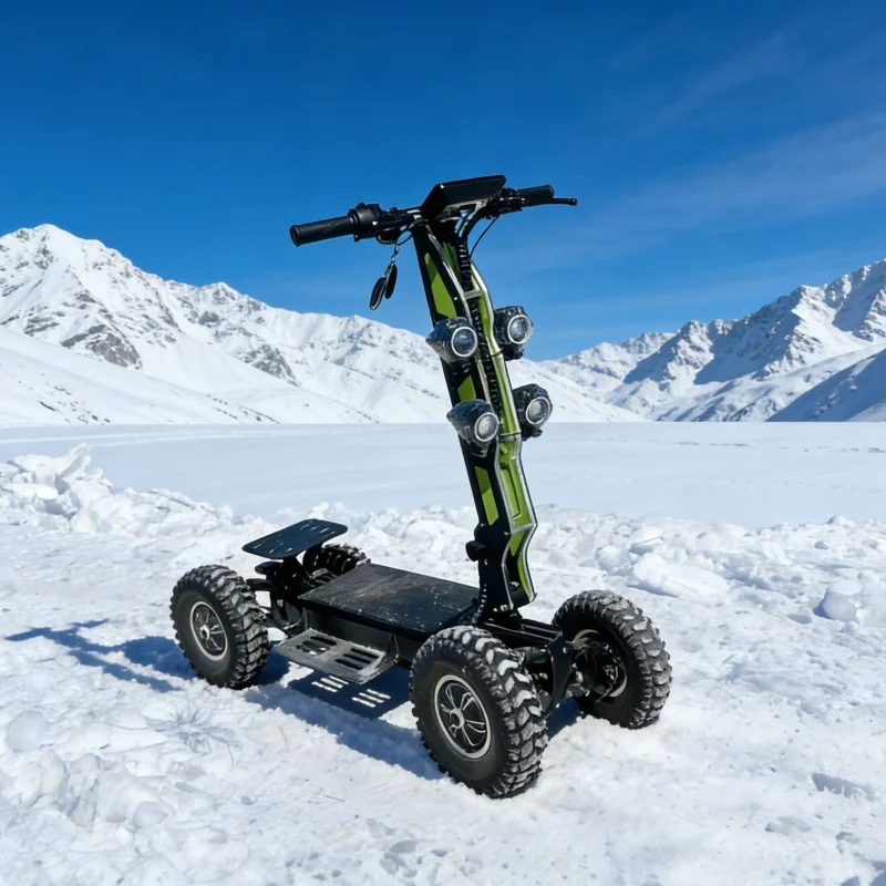 

Внедорожный электрический скутер-снегоход 4x4 с наклоняемым кузовом, 40 Ач, для всех типов местности, гольф-кар