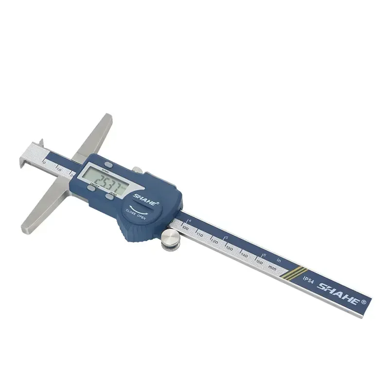 Shahe Digital Caliper Stainless Steel Double Hooks Digital Depth Vernier Caliper 150/200/300mm