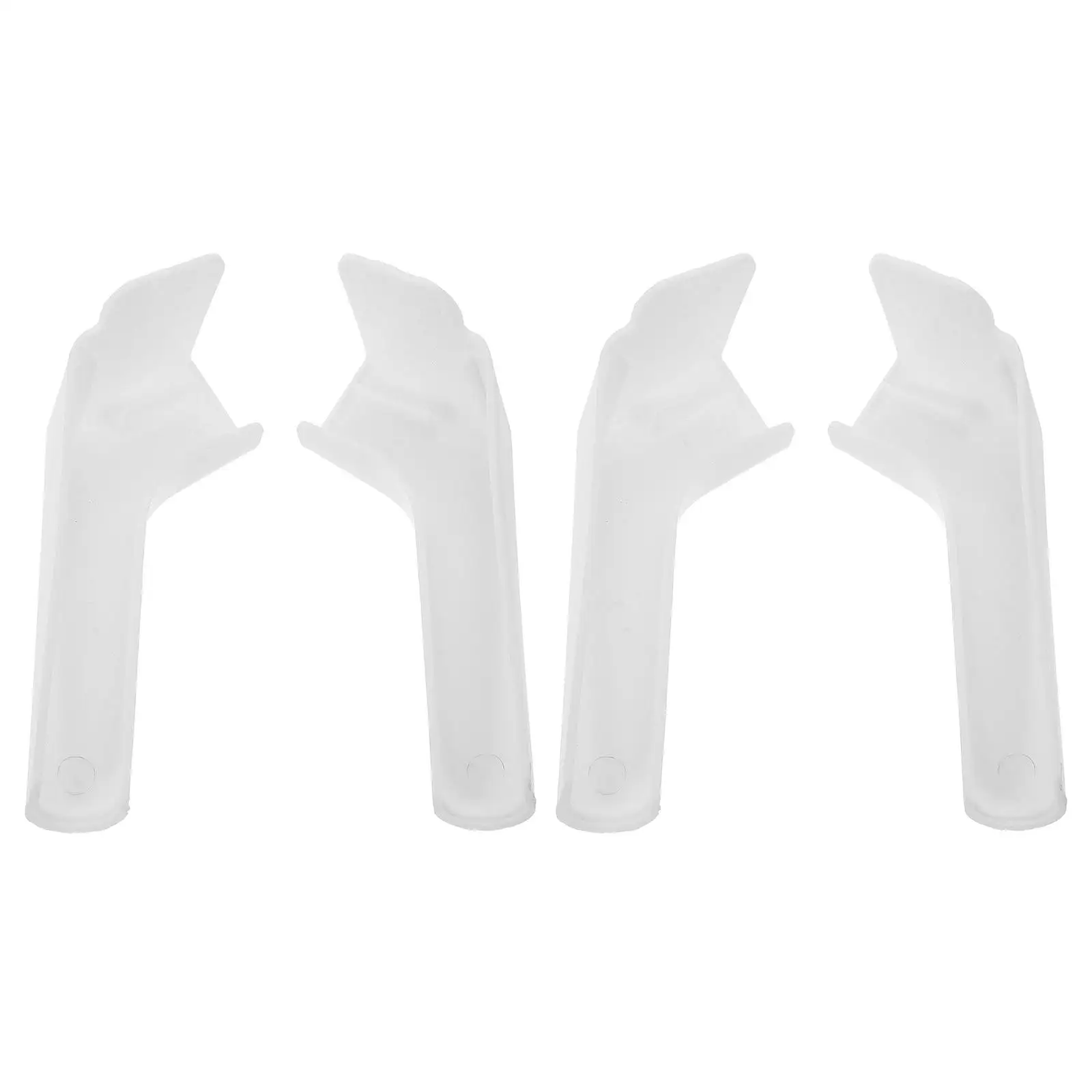 4 Pcs Roof Drainage Channel Diverter for Portable Gutter Spout Rv Extensions White Spouts