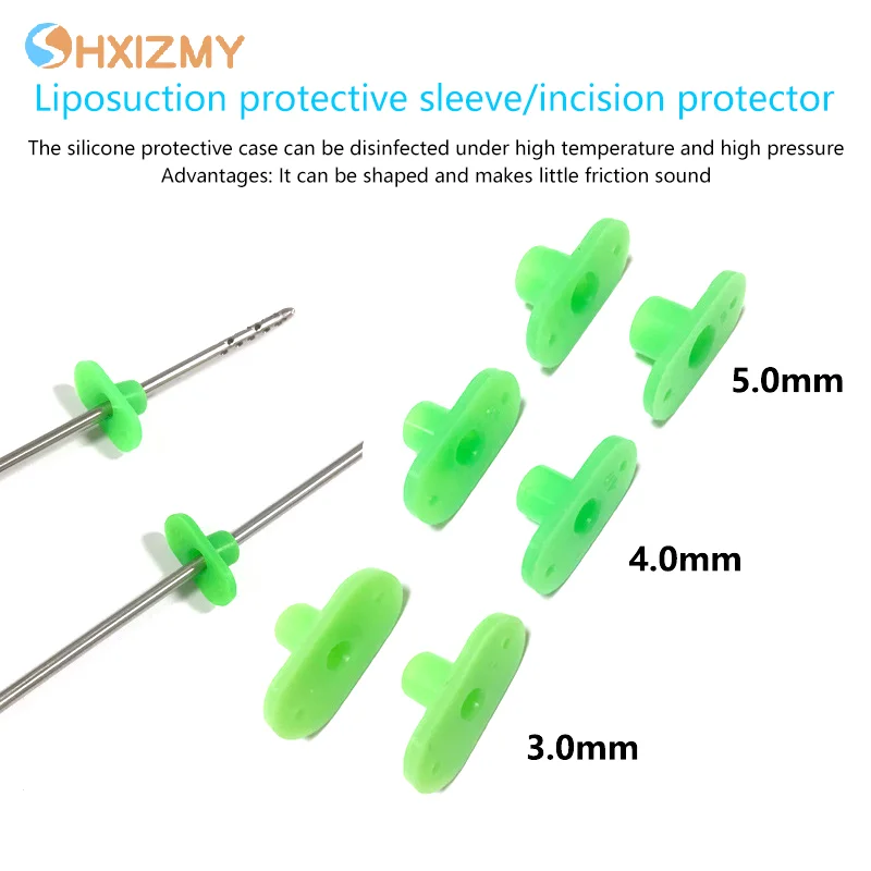 

1 Pcs Skin Protector For Liposuction Cannula Needle Liposuction Tool 3.0/4.0/5.0mm Autoclavable Skin Ports Cover For Liposuction