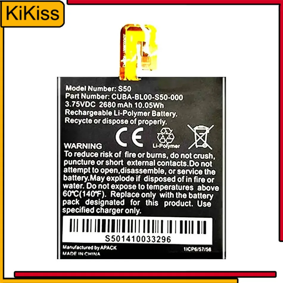 

Premium Replacement Mobile Phone Battery For Caterpillar Cat S50 2680Mah
