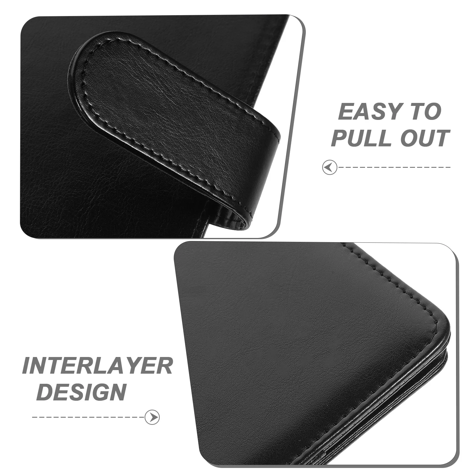 

PU File Folder with Magnetic Closure Interlayer Design for Documents Cards and Pen Storage Portfolio Organizer Business