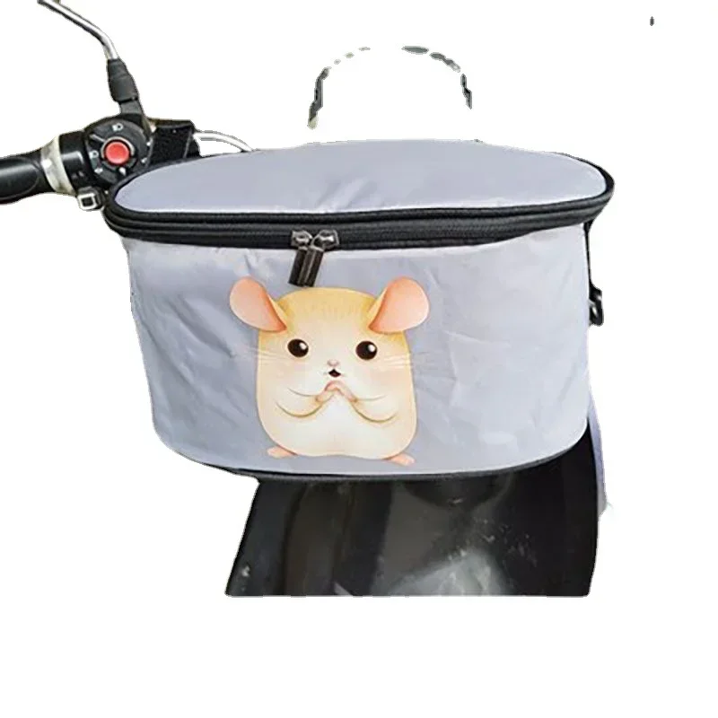 Electric Vehicle Front Bag Battery Bicycle Large-capacity Storages Basket Tram Scooter Front Storage Bags Storage Bag