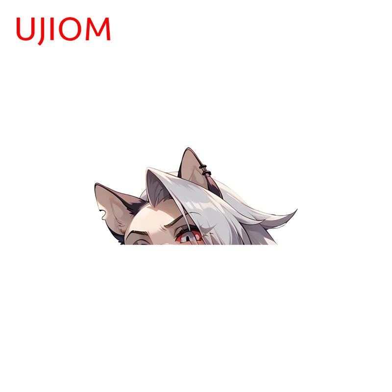 UJIOM Furry Loona Big Bouncy Castle Wall Sticker Trendy Novelty Eye Catching Chic Decal Creative Personality Amusing Wallpapers