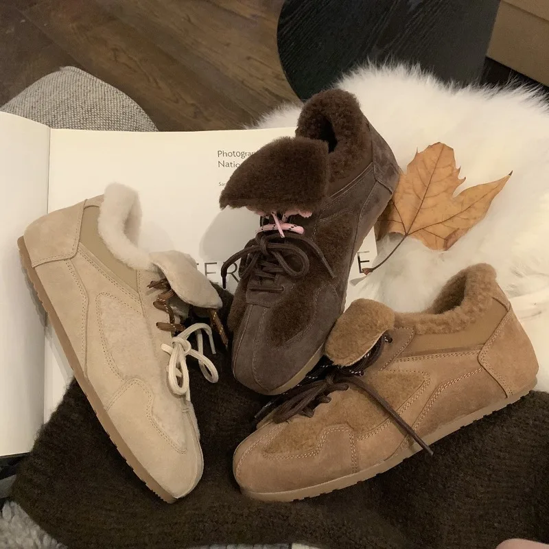 

Leather Retro Inner Height-increasing German Training Women's New Versatile Flat-bottomed Forrest Gump Casual Sports Shoes