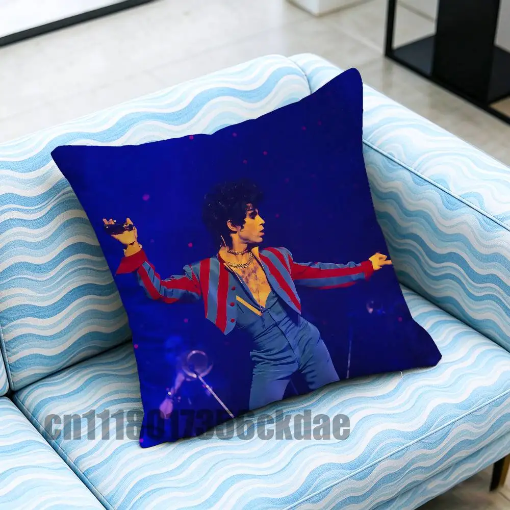 Custom Decorative Pillowcase Accent Cushion Home Gift For Prince Purple Rain Throw Pillow Cover Case