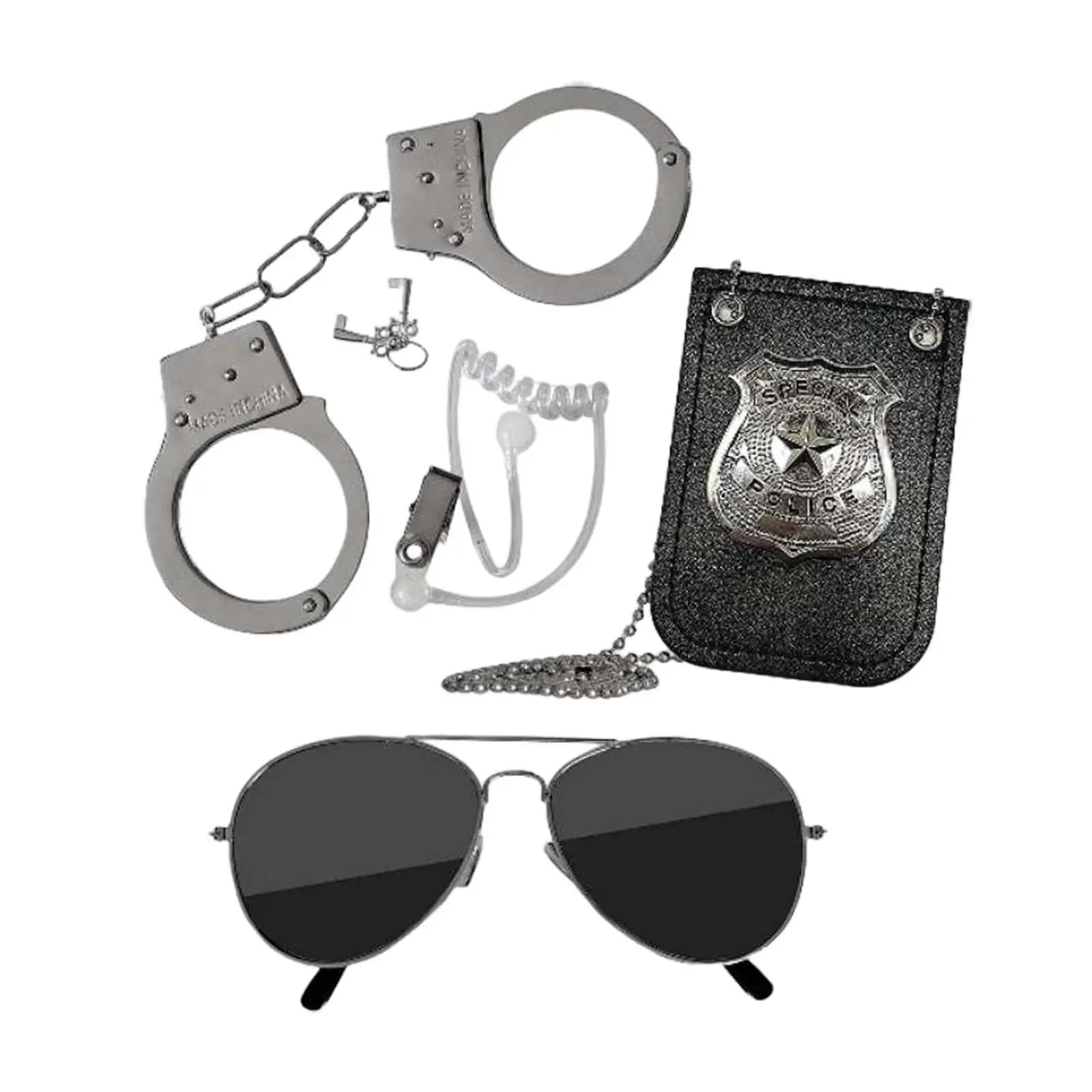

Pretend Police Cop Officer Toy for Theater Props Kids Halloween Costumes
