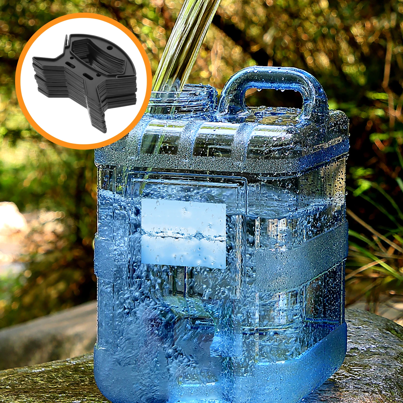 

8Pcs Handgrip Bucket Wire Essential Cable Organizer Cord Winder Antislip Handle Durable Plastic Fishing Hiking
