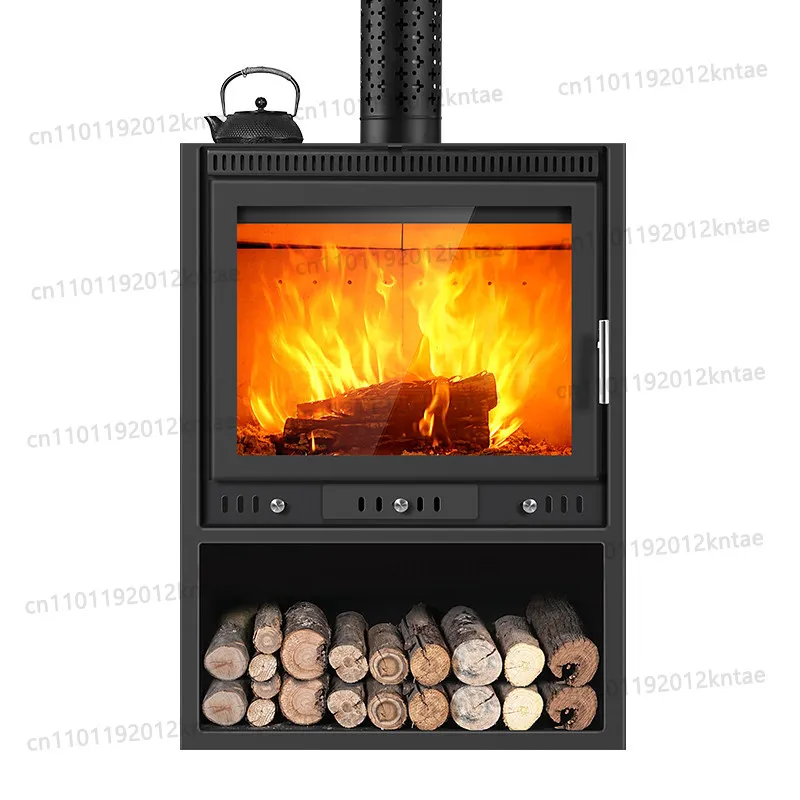 Retro european real fire fireplace wood-burning heating stove b&b house rural self-built house decoration for home cast iron