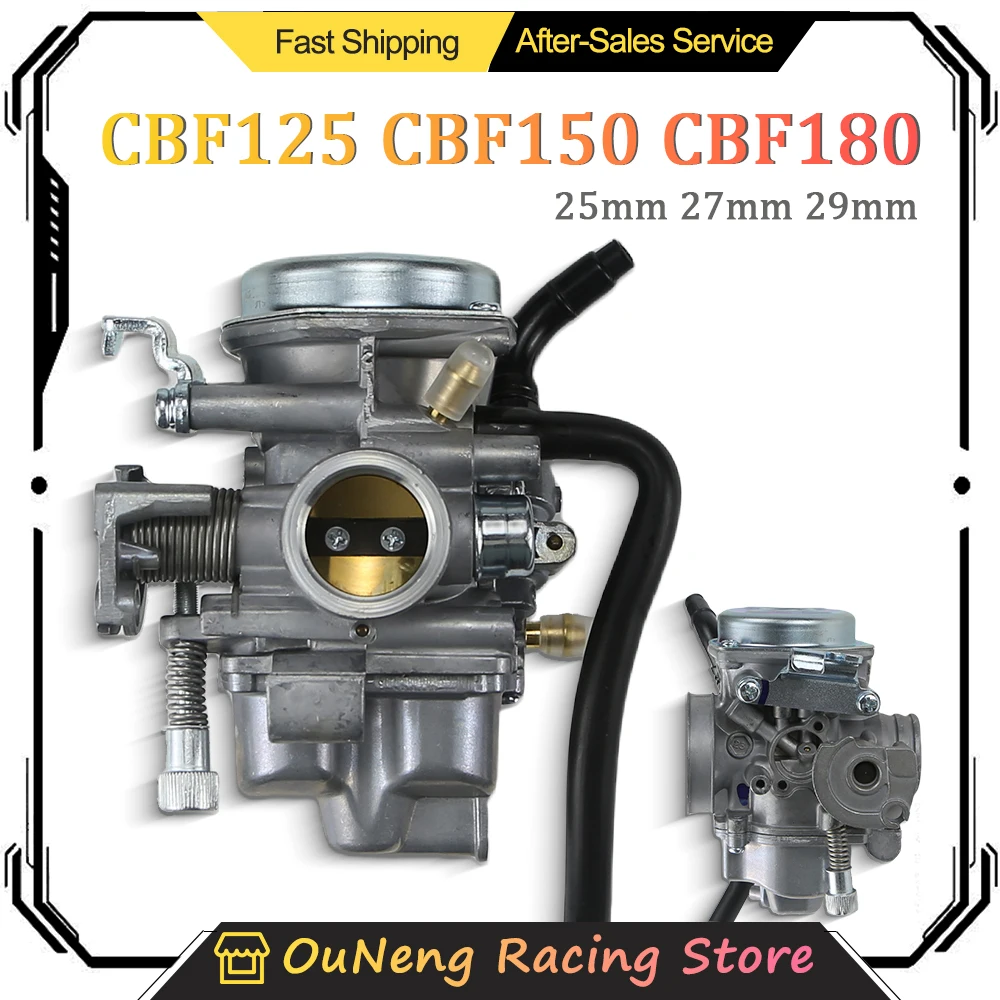 

Motorcycle Carburetor Carb 25mm 27mm 29mm For CBF CB GL Honda Titan CBF125 CBF150 CBF180 CB150 GL150 Off Road Vehicle Carb