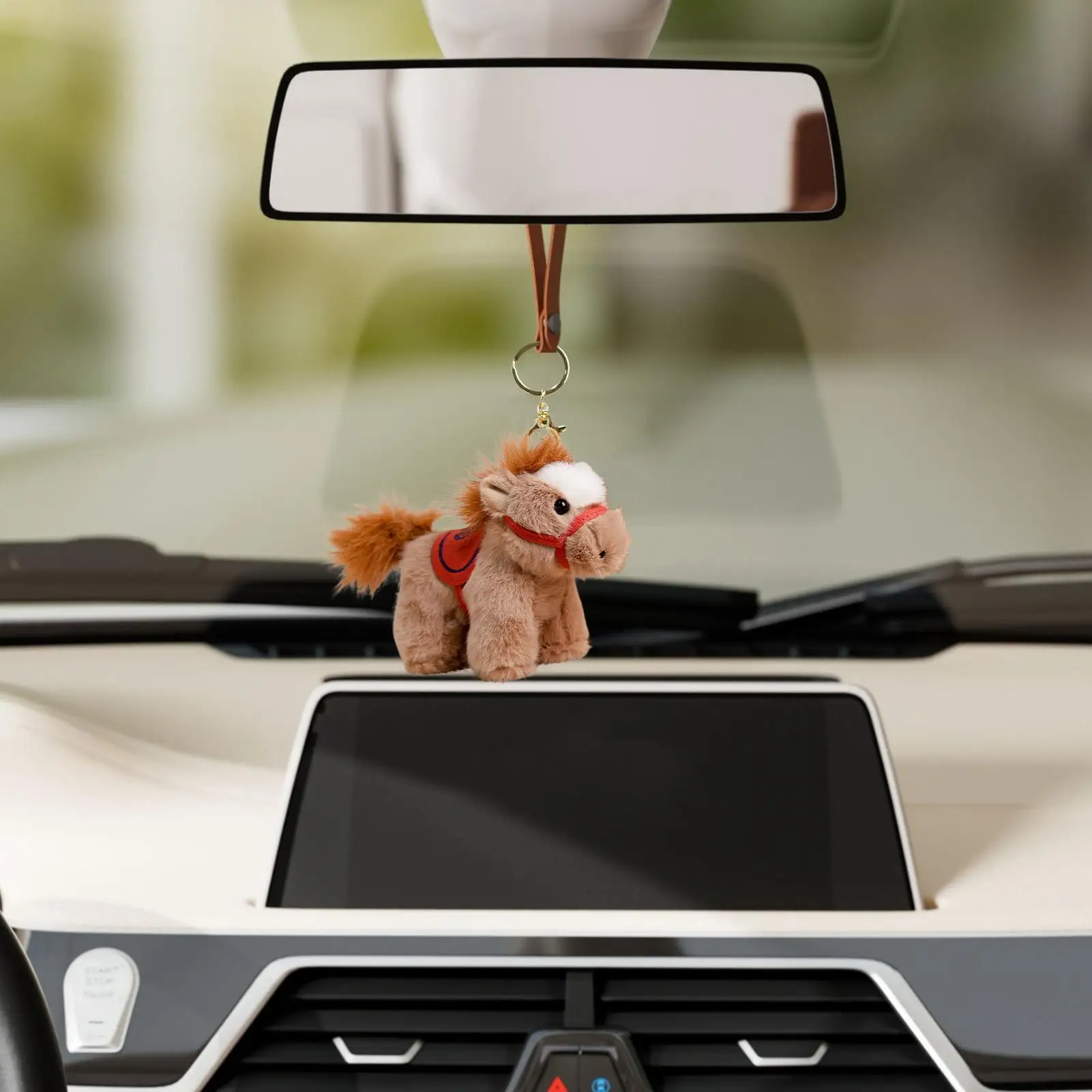 

Horse Keychain Festive Cartoon Charm Keepsake 2026 Year Of The Horse Keychain For Family Friends Colleagues Students Women