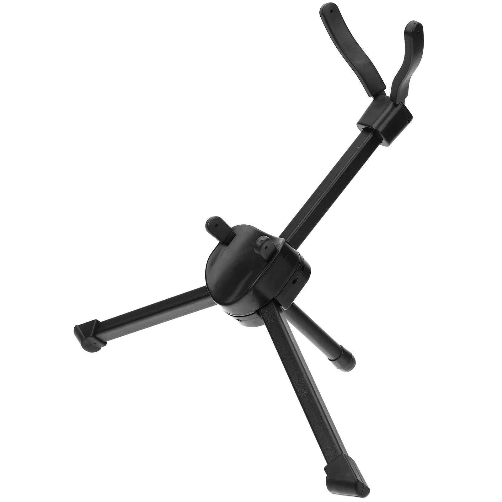 Oxford Cloth Trumpet Bag Saxophone Stand Easel Folding Holder Supplies Black Bracket