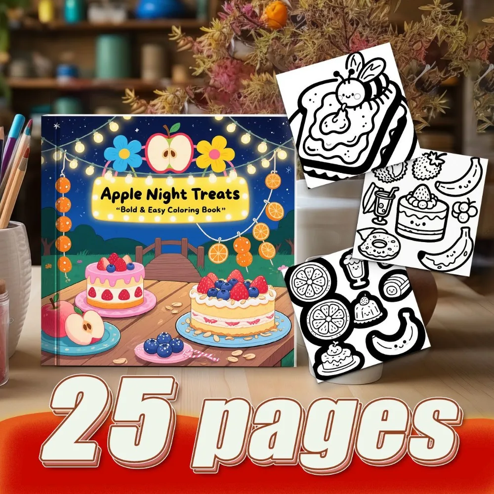 Adult Cartoon Stress Relief Coloring Book Healing Series Hand Account DIY Dream Scenes Smooth High Quality Paper