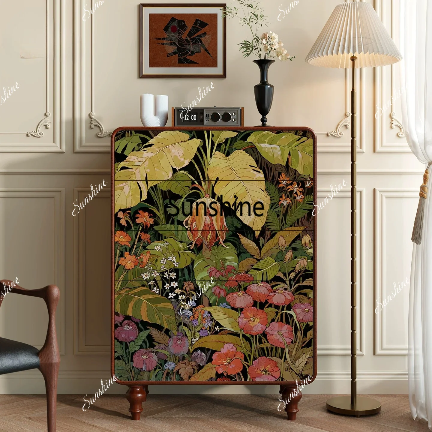 French light luxury chest of drawers bedroom bedside locker