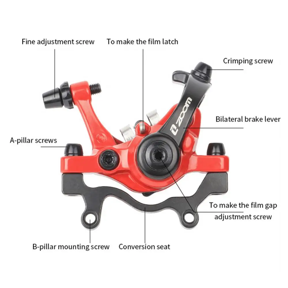 ZOOM Xinlong VTT Ligne D\'entraînement Bidirectionnelle Étrier De Traction Scooter Électrique Étrier De Frein Mécanique DB680