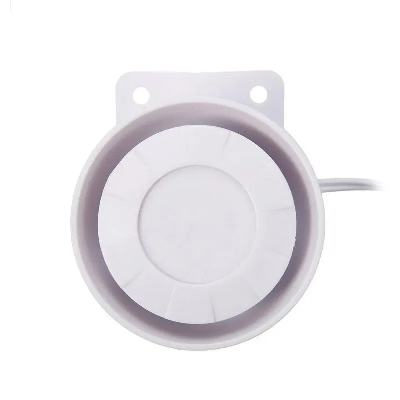 Loud Mini Wired Indoor Siren Horn 120dB Loudly Siren for Home For Wireless Home Alarm Security System