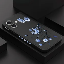 Blooming Orchid Phone Case For iPhone 17 17 Air 16 16e 15 14 13 12 11 Plus Pro Max Mini Silicone Cover