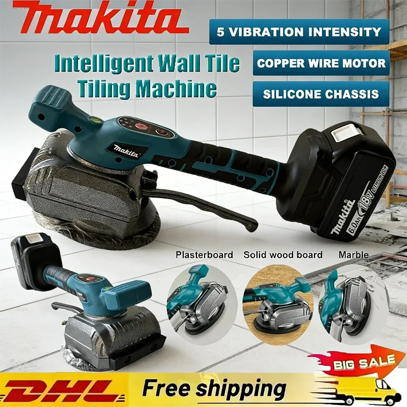 

Makita Tile Vibration Leveling Machine Cordless Tile Intelligent Wall Tile Tiling Machine Power Tools