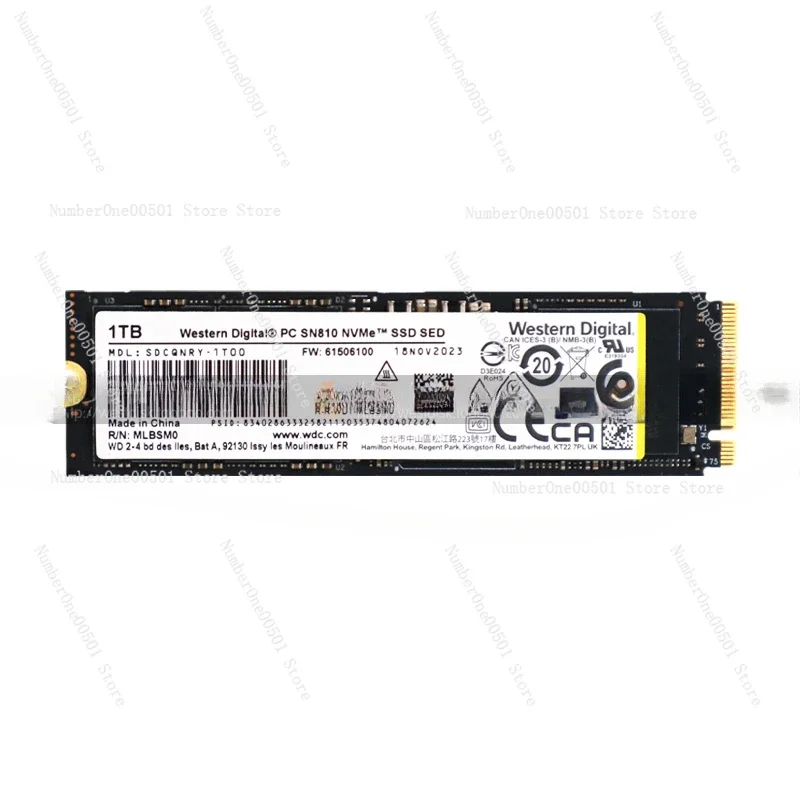 SN810 1T NVME Notebook M.2 SSD Solid State Drive Black Disk, Game Disk