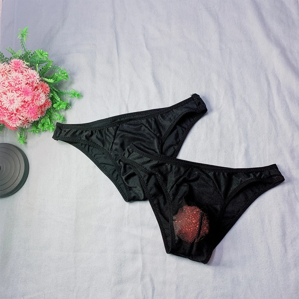 

Mens Underwear Exotic Boy Sissy Bikini Bottom 2022 Men Sexy Briefs Sheer Mesh Underwear Low Waist See Through Pouch Underpants