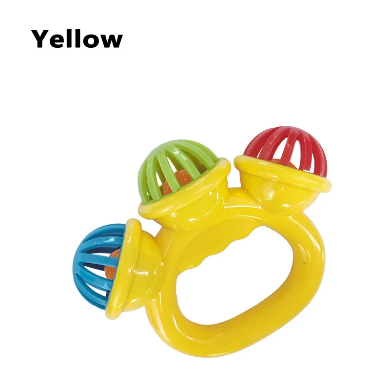 1-4PCS Baby Hand Rassel Ball Spielzeug Neugeborenen Greifen Hand Glocke Sensorischen Spielzeug Kinder Sicherheit Materialien Spielzeug für 0-24 Monate Baby Kinder